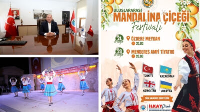 Menderes Belediyesi, 21-23 Mayıs tarihlerinde Mandalina Çiçeği Festivali düzenleyecek.