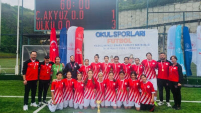 Okul Sporları kapsamında düzenlenen Yıldız Kızlar Futbol Türkiye Finalleri, İzmir