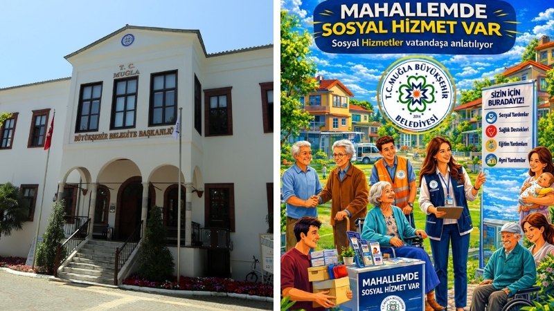 Muğla Büyükşehir Belediyesi vatandaşlara sosyal destek hizmetlerini doğrudan anlatmak için