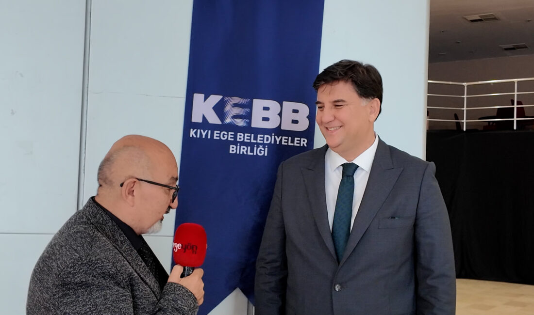 İzmir Bayraklı’daki Tepekule İş Merkezi’nde düzenlenen Kıyı Ege Belediyeler Birliği