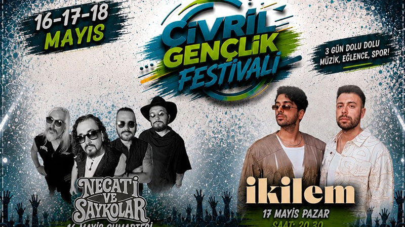 Çivril Belediyesi tarafından 16-17-18 Mayıs tarihleri arasında düzenlenecek Çivril Gençlik