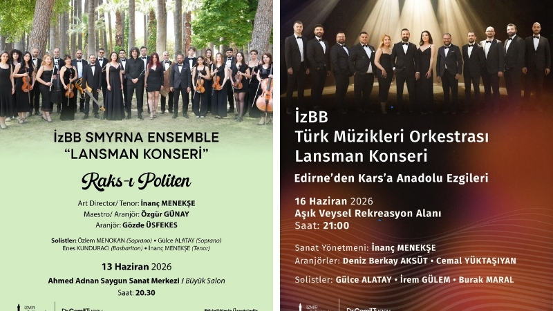 İzmir Büyükşehir Belediyesi, kültür ve sanat yaşamına iki yeni orkestrayı
