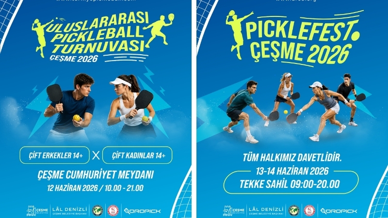 12 Haziran'da ilk kez düzenlenecek Çeşme Uluslararası Pickleball Turnuvası'nın ardından,