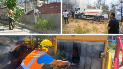 Bornova Belediyesi Park ve Bahçeler Müdürlüğü, yaz aylarının yaklaşmasıyla birlikte