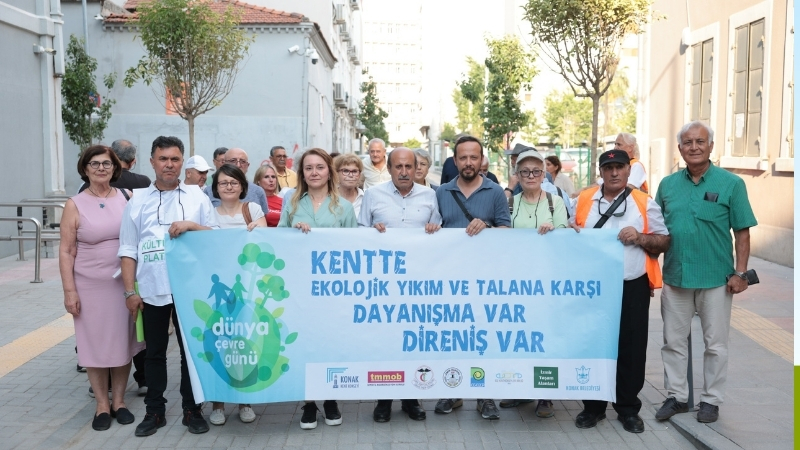 Dünya Çevre Günü kapsamında İzmir’de düzenlenen Ekolojik Mücadele ve Direniş