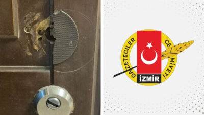 İzmir Gazeteciler Cemiyeti (İGC), İZ Gazete'nin kapısının zorlanarak gerçekleştirildiği belirtilen