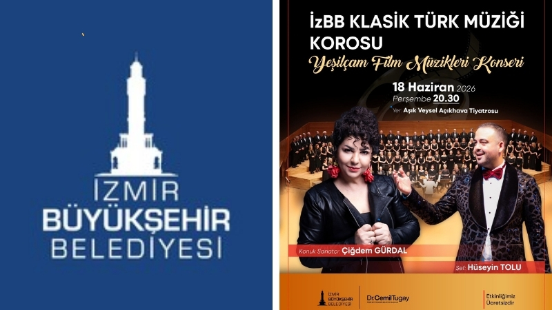 İzmir Büyükşehir Belediyesi Klasik Türk Müziği Korosu,  18 Haziran’da Türk