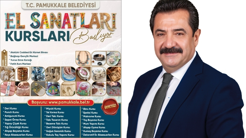 T.C. Pamukkale Belediyesi, vatandaşların yeteneklerini geliştirmeleri, sanatsal üretime dahil olmaları