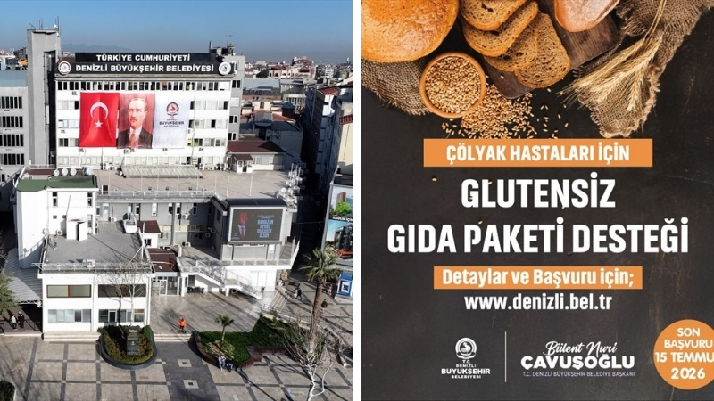 Denizli Büyükşehir Belediye Başkanı Bülent Nuri Çavuşoğlu, çölyak hastalarına glütensiz