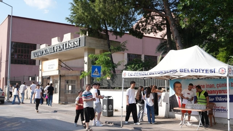 Denizli Büyükşehir Belediyesi, Liselere Geçiş Sistemi (LGS) sınavına giren öğrencilerin