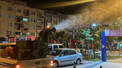 Manisa Büyükşehir Belediyesi, havaların ısınmasıyla birlikte il genelinde haşereye karşı