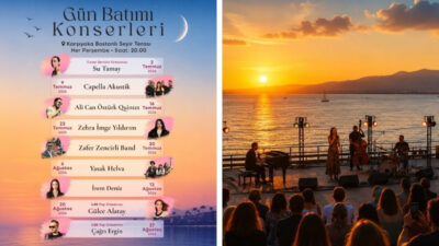 İzmir Büyükşehir Belediyesi, Bostanlı Seyir Terası'nda 2 Temmuz-27 Ağustos tarihleri