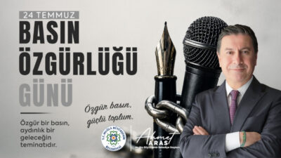 Muğla Büyükşehir Belediye Başkanı Ahmet Aras, 24 Temmuz Basın Özgürlüğü