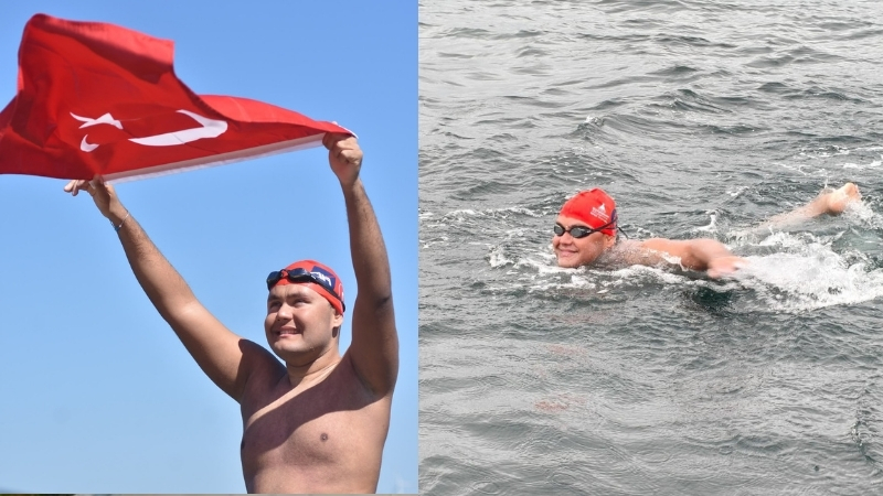 İzmir Büyükşehir Belediyesi Spor Kulübü’nin 23 yaşındaki otizmli yüzme sporcusu