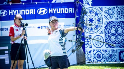 Muğla Büyükşehir Belediyesi sporcusu Hazal Burun, Dünya Okçuluk Federasyonu Dünya