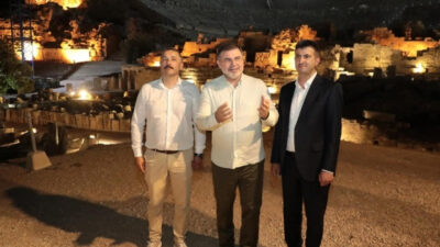 AK Parti İzmir İl Başkanı Bilal Saygılı, Efes Antik Kenti'nde