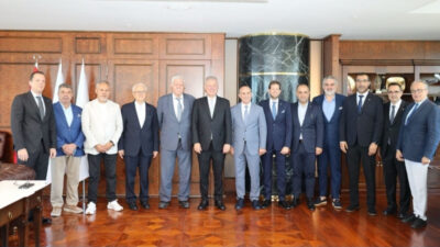 Ege İhracatçı Birlikleri (EİB) Koordinatör Başkanı Muhammet Öztürk ve EİB