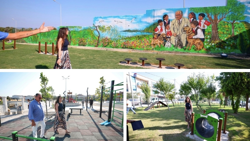 Çeşme Belediye Başkanı Lâl Denizli, Park ve Bahçeler Müdürü Kürşat