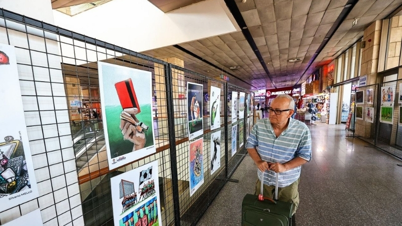 Denizli Büyükşehir Belediyesi’nin rekor katılımla gerçekleştirdiği 6. Uluslararası Karikatür Yarışması’nın