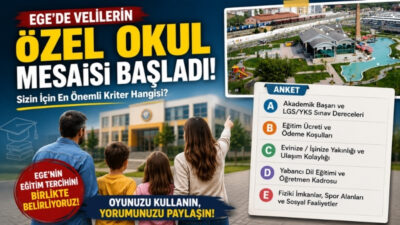 Yeni eğitim-öğretim yılına adım adım yaklaşırken Ege Bölgesi’nde velilerin özel