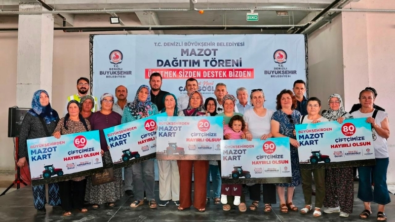 Denizli Büyükşehir Belediyesi’nin artan girdi maliyetleri karşısında üreticinin yükünü hafifletmek