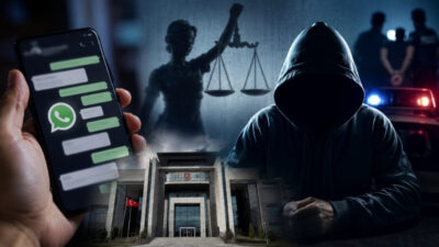 İzmir'de bir aile mahkemesi hakimine WhatsApp üzerinden kişisel bilgilerini göndererek