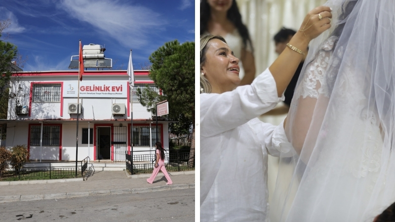 Bayraklı Belediyesi’nin “Gelinlik ve Damatlık Evi” projesi, evlilik hazırlığında olan