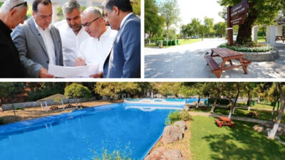 Manisa Büyükşehir Belediye Başkanı Besim Dutlulu, baştan sona yenilenen Akpınar
