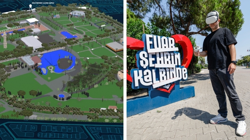 İzmir Büyükşehir Belediyesi, Kültürpark'ı üç boyutlu modeliyle dijital ortama taşıdı.