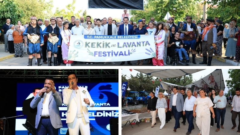 T.C. Pamukkale Belediyesi, Gözler Mahallesi’nde düzenlediği Kekik ve Lavanta Festivali