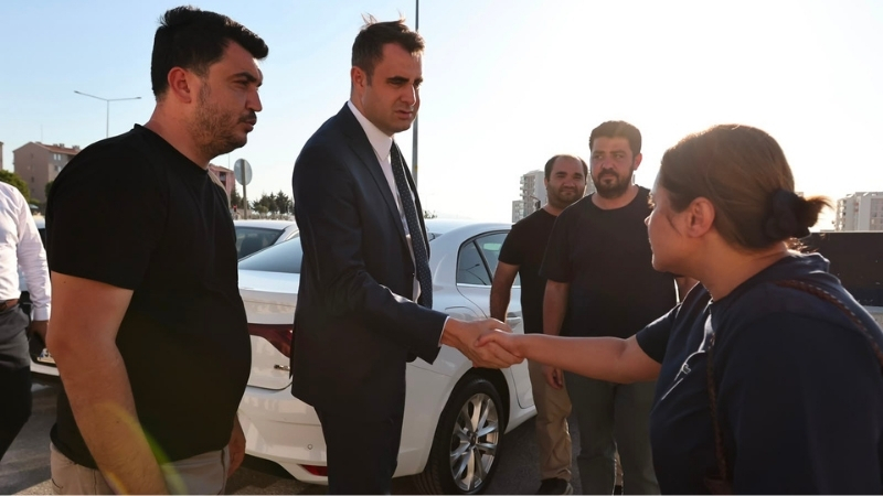 YENİ Parti İzmir Kurucu İl Başkanı Çağatay Güç, Menderes Belediyesi’ne