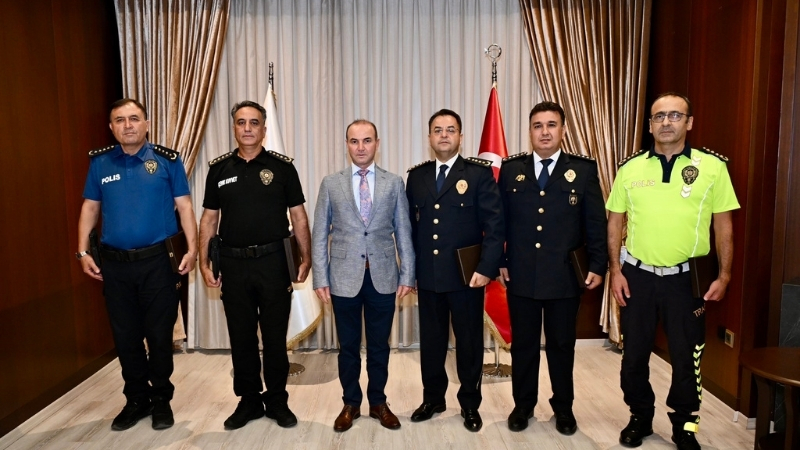 Denizli Emniyet Teşkilatı’nda görev yapan 5 emniyet müdür yardımcısı, 1.