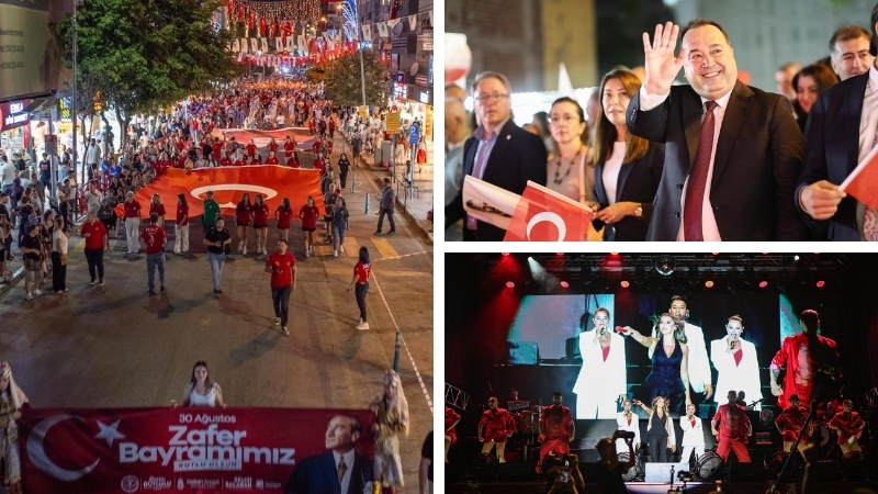 Manisa Büyükşehir Belediyesi, 30 Ağustos Zafer Bayramı’nın coşkusunu kent genelinde