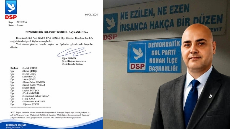 Demokratik Sol Parti (DSP), İzmir genelindeki üye sayısını yeni katılımlarla