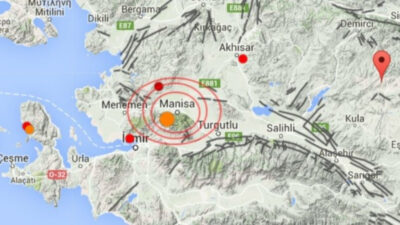 Birinci derece deprem kuşağında yer alan Ege Bölgesi, öğle saatlerinde
