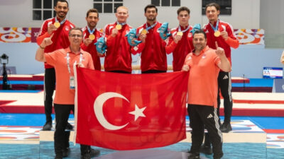 İzmir Büyükşehir Belediyesi Spor Kulübü’nün başarılı milli jimnastikçisi Altan Doğan,