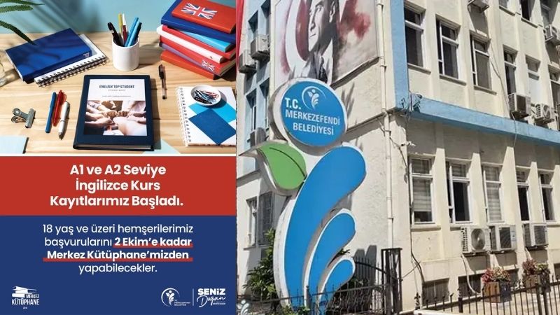 Merkezefendi Belediyesi tarafından 18 yaş üzeri vatandaşlar için ücretsiz A1