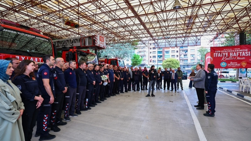 İtfaiye Haftası’nda Başkan Dutlulu’dan İtfaiye Personeline Teşekkür