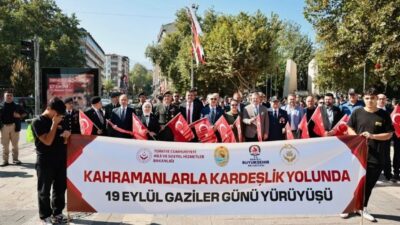 Denizli’de 19 Eylül Gaziler Günü etkinlikleri kapsamında, vatan savunmasında canını