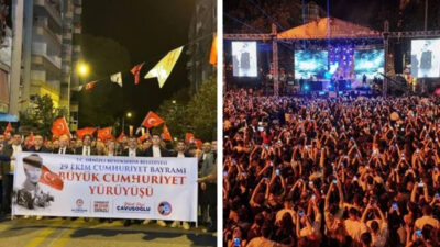 Denizli Büyükşehir Belediyesi, Türkiye Cumhuriyeti’nin 103. kuruluş yıl dönümünü Fener