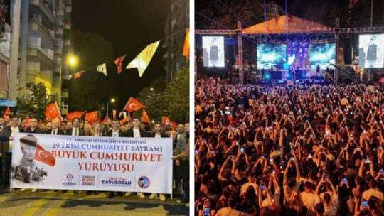 Denizli Büyükşehir Belediyesi, Türkiye Cumhuriyeti’nin 103. kuruluş yıl dönümünü Fener