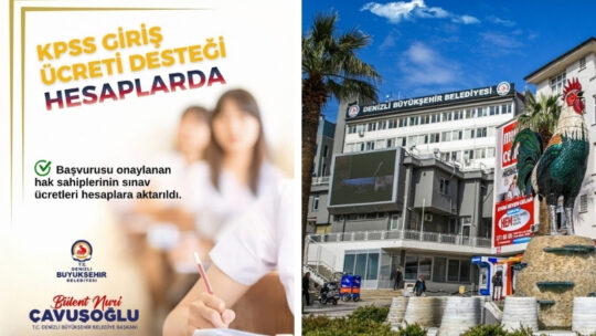 Denizli Büyükşehir Belediyesi’nin sosyal yardım alan vatandaşlara yönelik başlattığı KPSS