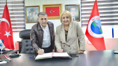 Menderes Belediyesi 764 işçiyi kapsayan toplu iş sözleşmesini Belediye İş