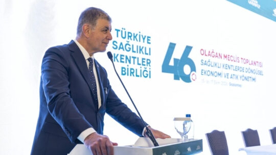 Türkiye Sağlıklı Kentler Birliği’nin Gaziantep’te düzenlenen 46’ncı Olağan Meclis Toplantısı’nda