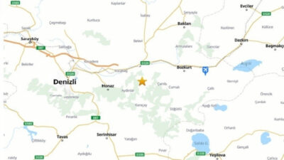 Denizli sabaha karşı meydana gelen orta büyüklükteki deprem ve ardından