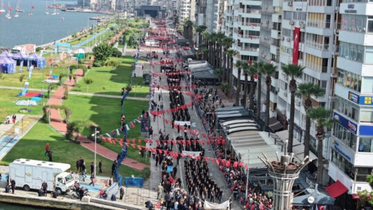 29 Ekim Cumhuriyet Bayramı’nın 103. yıl dönümü, İzmir Cumhuriyet Meydanı’nda