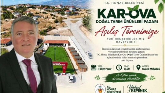 Honaz Belediyesi’nin kadın üreticileri desteklemek, yerel ürünleri tüketiciyle doğrudan buluşturmak