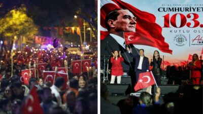 Muğla Büyükşehir Belediyesi, Cumhuriyet’in kuruluşunun 103. yıl dönümünü Menteşe ilçesinde