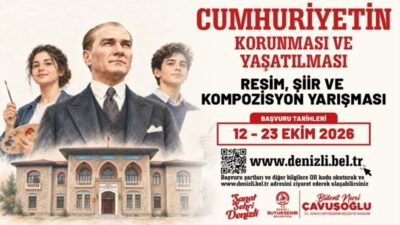 Denizli Büyükşehir Belediyesi, genç nesillerin Cumhuriyet bilincini, vatan sevgisini ve