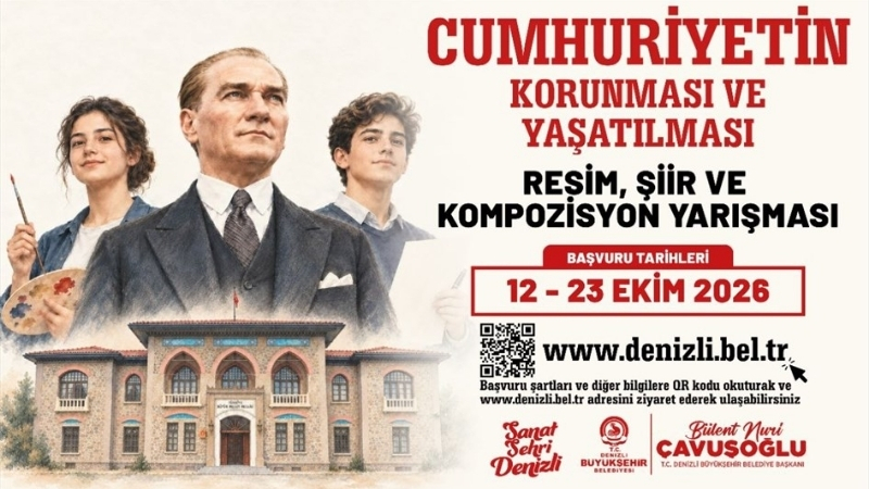 Denizli Büyükşehir Belediyesi, genç nesillerin Cumhuriyet bilincini, vatan sevgisini ve